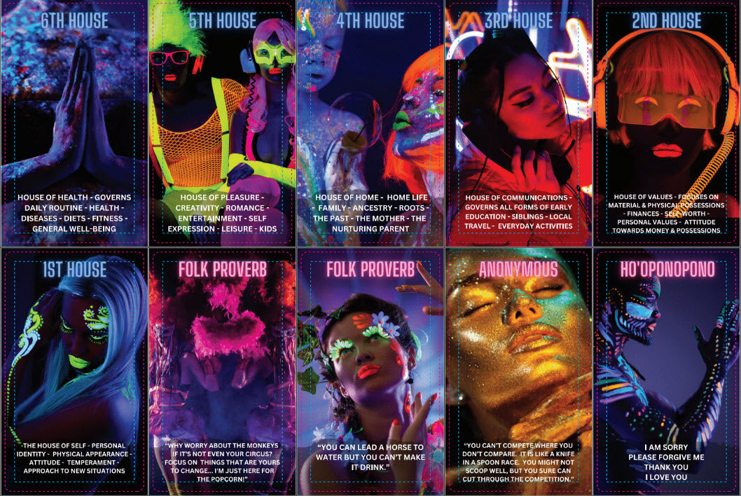 Neon Awakening Volume II (101 cards) Tarot/Oracle Deck